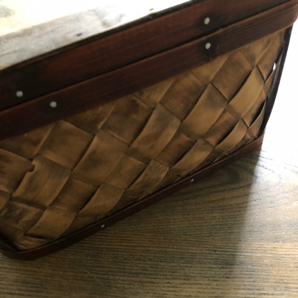 🎄 Wood box with apple And braided details Farmhouse - Picture 6 of 9